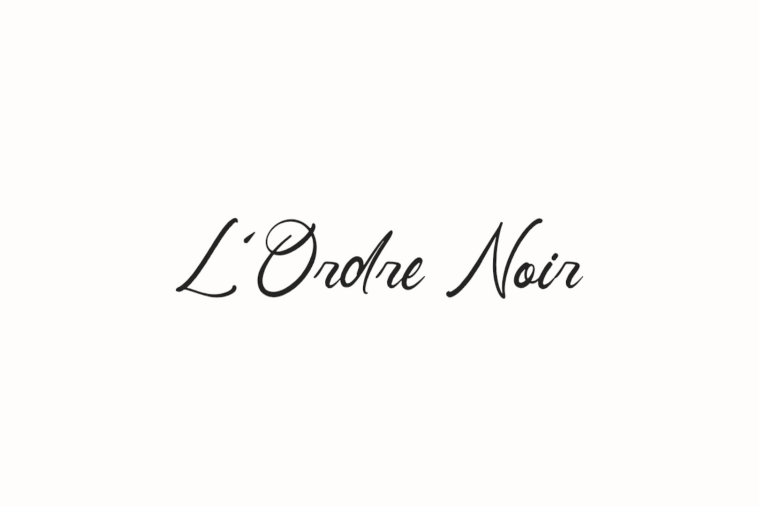 L'Ordre Noir